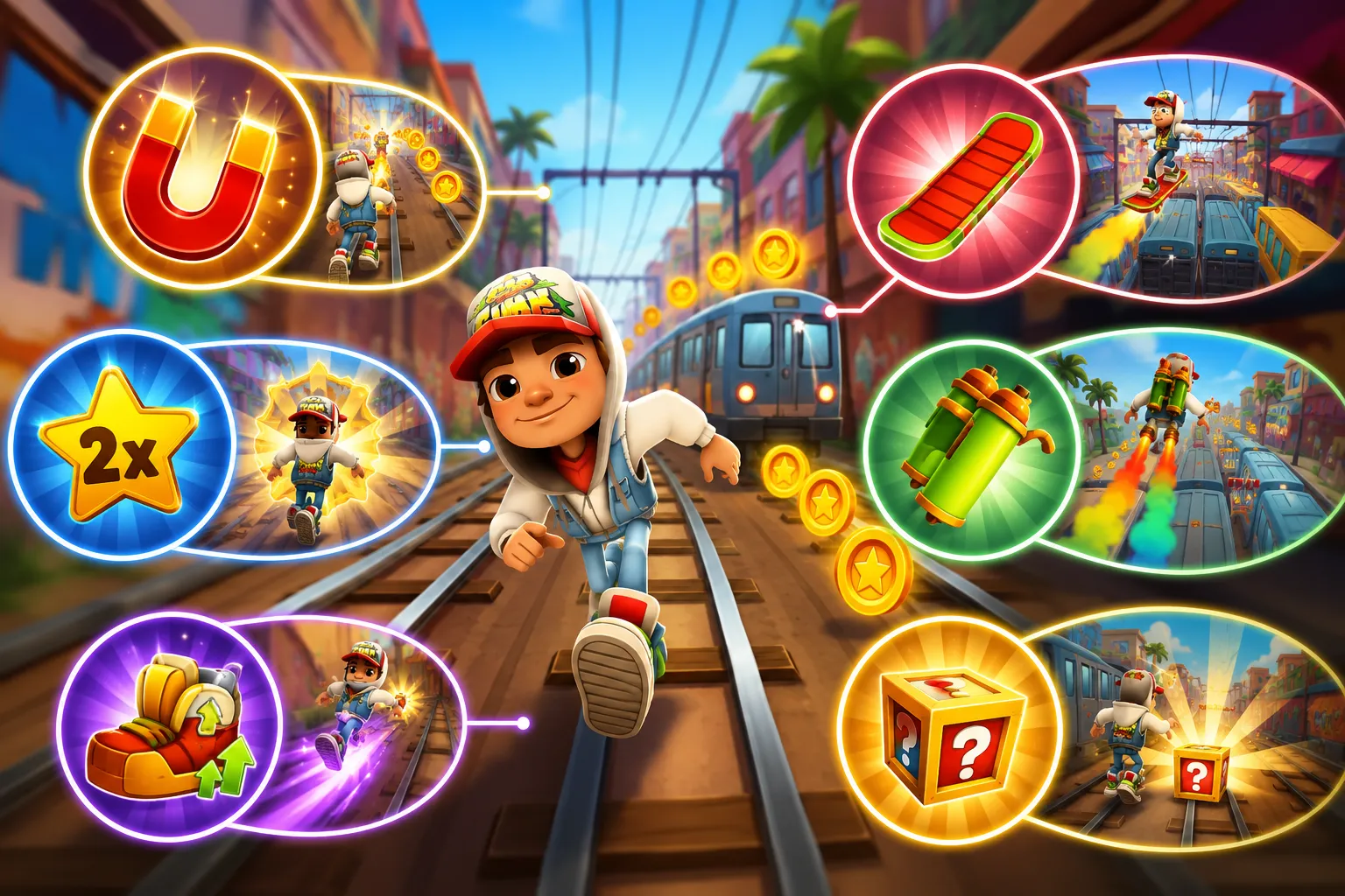 subway surfers all pickups